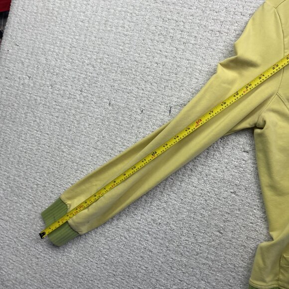 Y2K 00s Oakley Full Zip Sweatshirt Women’s Sz S Yellow / Green VTG Retro Read - Picture 10 of 16